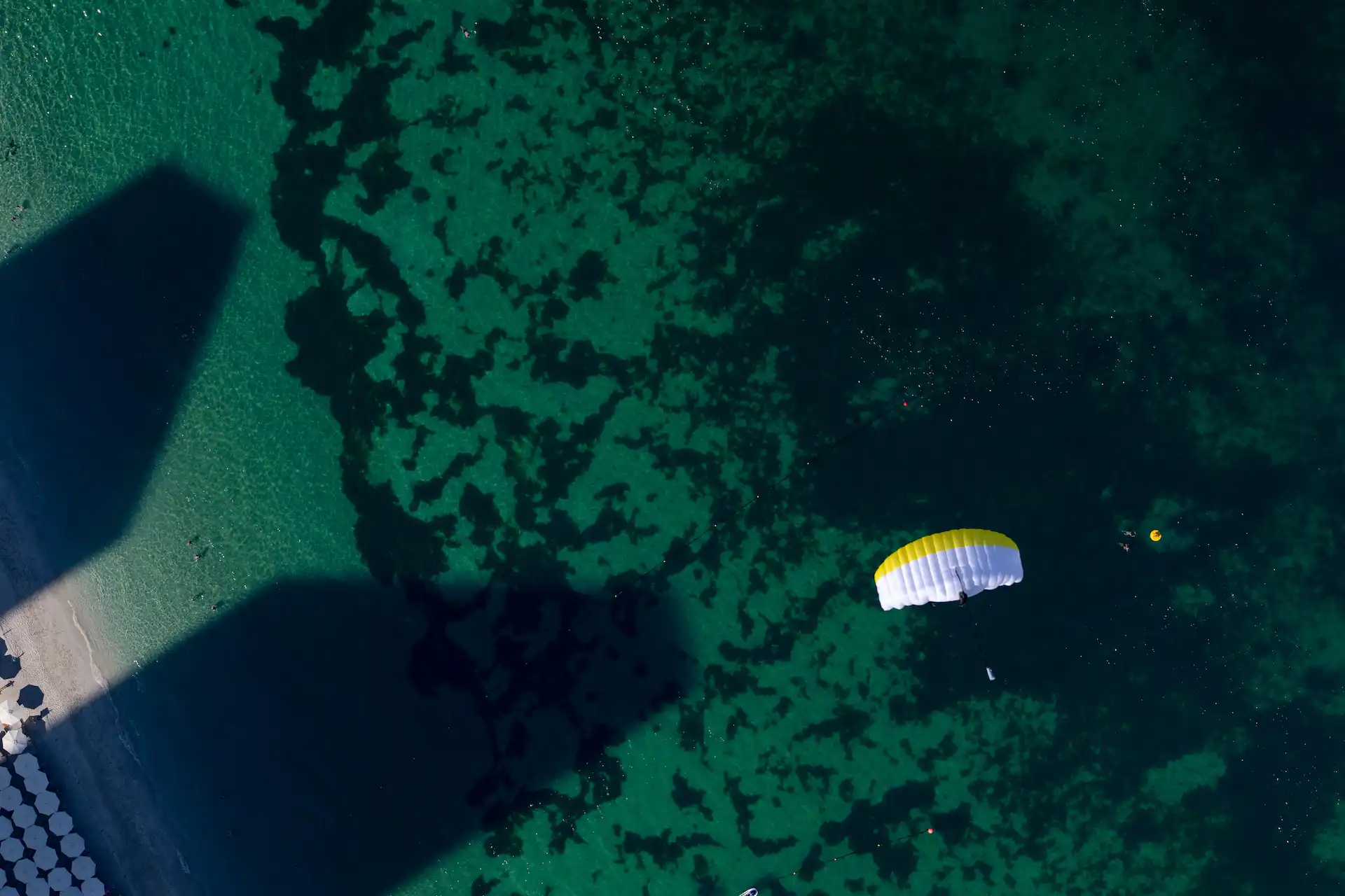 Skydiver in freefall